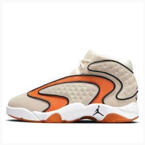 Beige / Orange Women's Nike OG Basketball Shoes Air Jordan | JD-875QS