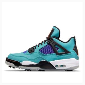 Black / Blue / Purple Men's Nike Golf NRG ACG Basketball Shoes Air Jordan 4 | JD-079BT