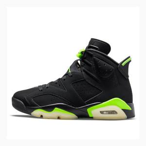 Black / Green Men's Nike Retro Electric Basketball Shoes Air Jordan 6 | JD-759KD