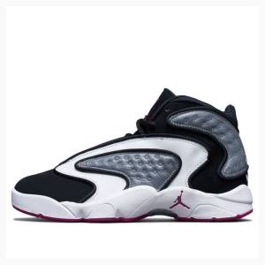 Black / Grey Women's Nike OG Fuchsia Basketball Shoes Air Jordan | JD-160VB