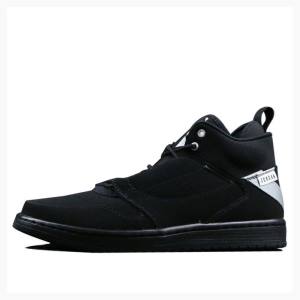 Black Men's Nike Fadeaway Basketball Shoes Air Jordan | JD-984PZ