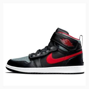 Black Men's Nike FlyEase Basketball Shoes Air Jordan 1 | JD-714UN