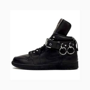 Black Men's Nike High STRAP SP JORDAN LEGACY Basketball Shoes Air Jordan 1 | JD-845BT