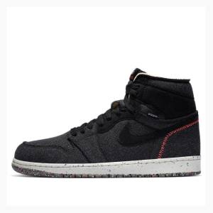 Black Men's Nike High Zoom Space Hippie Basketball Shoes Air Jordan 1 | JD-862FG