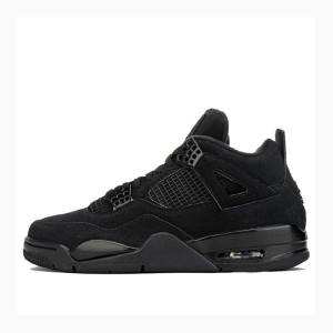 Black Men's Nike Retro Cat Basketball Shoes Air Jordan 4 | JD-526IK