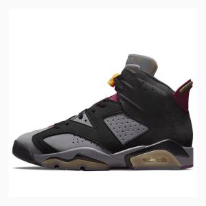 Black / Purple Men's Nike Retro Bordeaux Basketball Shoes Air Jordan 6 | JD-506KJ