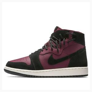 Black / Purple Women's Nike High Rebel XX 'Bordeaux' Phantom Basketball Shoes Air Jordan 1 | JD-915ZV