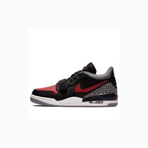 Black / Red Men's Nike Legacy 312 Low Bred Cement Sneakers Air Jordan | JD-318SQ