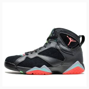 Black / Red Men's Nike Retro Marvin the Martian Basketball Shoes Air Jordan 7 | JD-706ZN