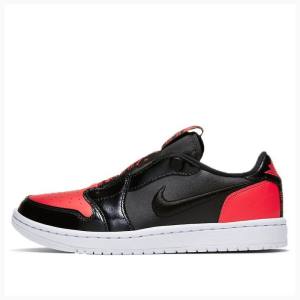 Black / Red Women's Nike RET Low SLIP JORDAN LEGACY Sneakers Air Jordan 1 | JD-834LH