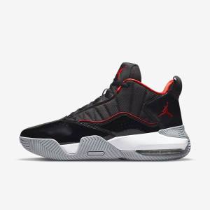 Black / White / Grey / Red Men's Nike Stay Loyal Sneakers Air Jordan | NK189NFE