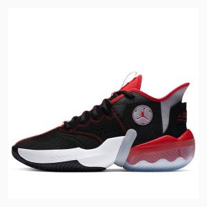 Black / White / Red Men's Nike React Elevation PF Basketball Shoes Air Jordan | JD-750QL