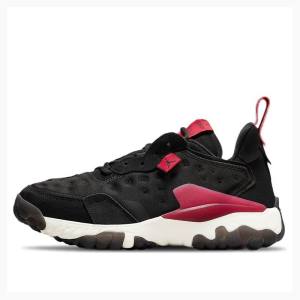 Black / White / Red Women's Nike Delta 2 Running Shoes Air Jordan | JD-058PK