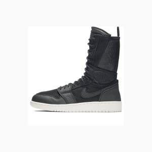 Black / White Women's Nike Explorer Basketball Shoes Air Jordan 1 | JD-548JV