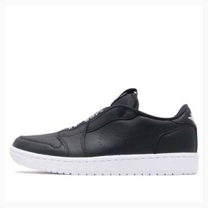 Black Women's Nike RET Low Slip Sneakers Air Jordan 1 | JD-507BU