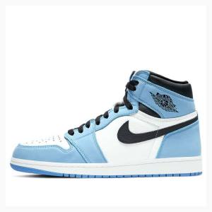 Blue / Black Men's Nike Retro High OG Basketball Shoes Air Jordan 1 | JD-260YD