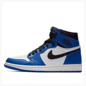 Blue / Black Men's Nike Retro High OG Game Royal Basketball Shoes Air Jordan 1 | JD-947TH