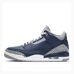 Blue Men's Nike Retro George Town Basketball Shoes Air Jordan 3 | JD-741PD