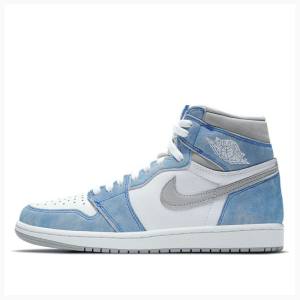 Blue / White Men's Nike Retro High OG Hyper Royal Basketball Shoes Air Jordan 1 | JD-675VT