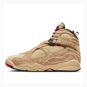 Brown Men's Nike SE Rui Hachimura PE Basketball Shoes Air Jordan 8 | JD-487BJ