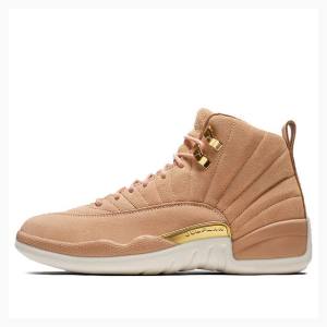 Brown Women's Nike Retro Vachetta Tan Basketball Shoes Air Jordan 12 | JD-056SW