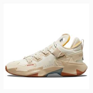 Cream Men's Nike Why Not Zer0.5 Inner City Basketball Shoes Air Jordan | JD-560ZC