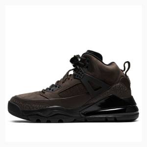 Dark Brown / Black Men's Nike Spizike 270 Dark Brown Basketball Shoes Air Jordan | JD-156HN