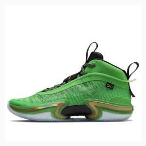 Green Men's Nike PF Basketball Shoes Air Jordan 36 | JD-692WI