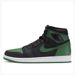 Green Men's Nike Retro High OG Pine Basketball Shoes Air Jordan 1 | JD-852TK