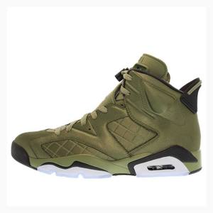 Green Men's Nike Retro Pinnacle Flight Jacket – Palm Basketball Shoes Air Jordan 6 | JD-245MG