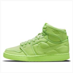 Green Women's Nike SP AJKO Billie Eilish Basketball Shoes Air Jordan 1 | JD-103TE