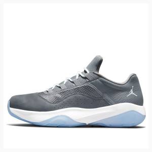 Grey / Blue Men's Nike CMFT Low Sneakers Air Jordan 11 | JD-753IY