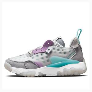 Grey / Purple Women's Nike Delta 2 Running Shoes Air Jordan | JD-524FY