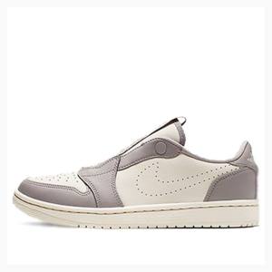 Grey / White Women's Nike RET Low SLIP JORDAN LEGACY Sneakers Air Jordan 1 | JD-461CK