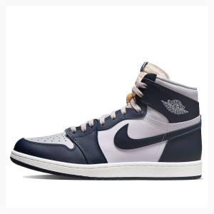 Navy Men's Nike Retro High '85 OG Basketball Shoes Air Jordan 1 | JD-180TL