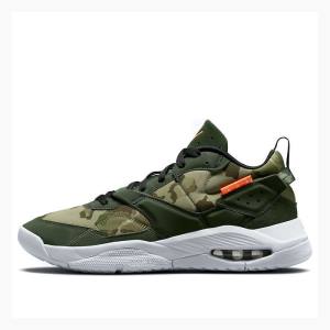 Olive Men's Nike NFH Camo Running Shoes Air Jordan | JD-675NM