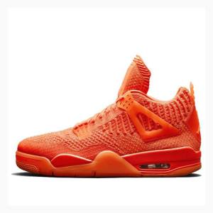 Orange Men's Nike Flyknit Total Basketball Shoes Air Jordan 4 | JD-146ST