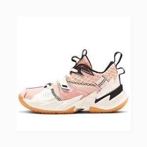 Pink Women's Nike Why Not Zer03 Washed Coral 3 BP Basketball Shoes Air Jordan | JD-528NZ