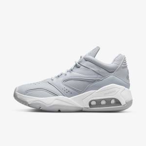 Platinum / White / Grey Men's Nike Point Lane Running Shoes Air Jordan | NK504RQB