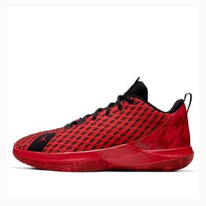 Red / Black Men's Nike CP3XII PF Basketball Shoes Air Jordan 12 | JD-794HV