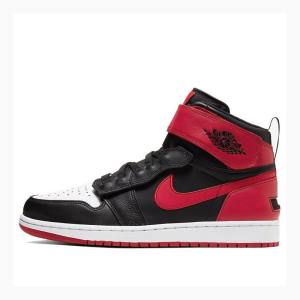 Red / Black Men's Nike High Flyease Black Gym Red Basketball Shoes Air Jordan 1 | JD-208FE