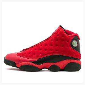 Red / Black Men's Nike Retro Chinese Singles Day Basketball Shoes Air Jordan 13 | JD-680VW