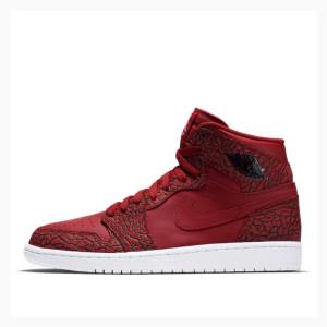 Red Men's Nike Retro High Gym Cement Basketball Shoes Air Jordan 1 | JD-278JC