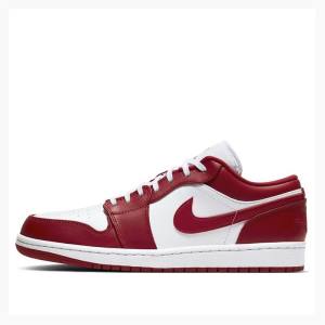 Red Men's Nike Retro Low Gym Sneakers Air Jordan 1 | JD-840ZV