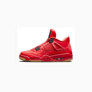 Red Women's Nike Retro Fire Basketball Shoes Air Jordan 4 | JD-718MK