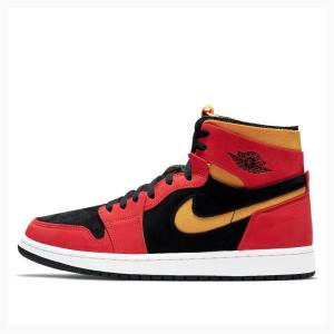 Red / Yellow Men's Nike High Zoom Air CMFT Chile Basketball Shoes Air Jordan 1 | JD-490BT