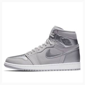 Silver Men's Nike Retro High OG CO Japan Basketball Shoes Air Jordan 1 | JD-632CK