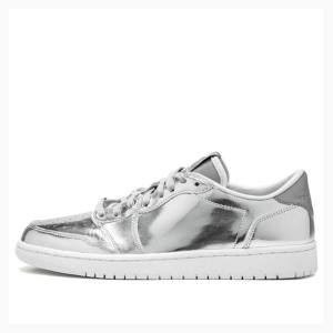 Silver Men's Nike Retro OG Pinnacle Basketball Shoes Air Jordan 1 | JD-415PO