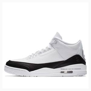 White / Black Men's Nike Retro SP Fragment Basketball Shoes Air Jordan 3 | JD-453LS