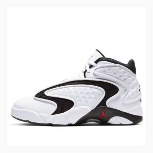 White / Black Women's Nike OG Basketball Shoes Air Jordan | JD-758FG